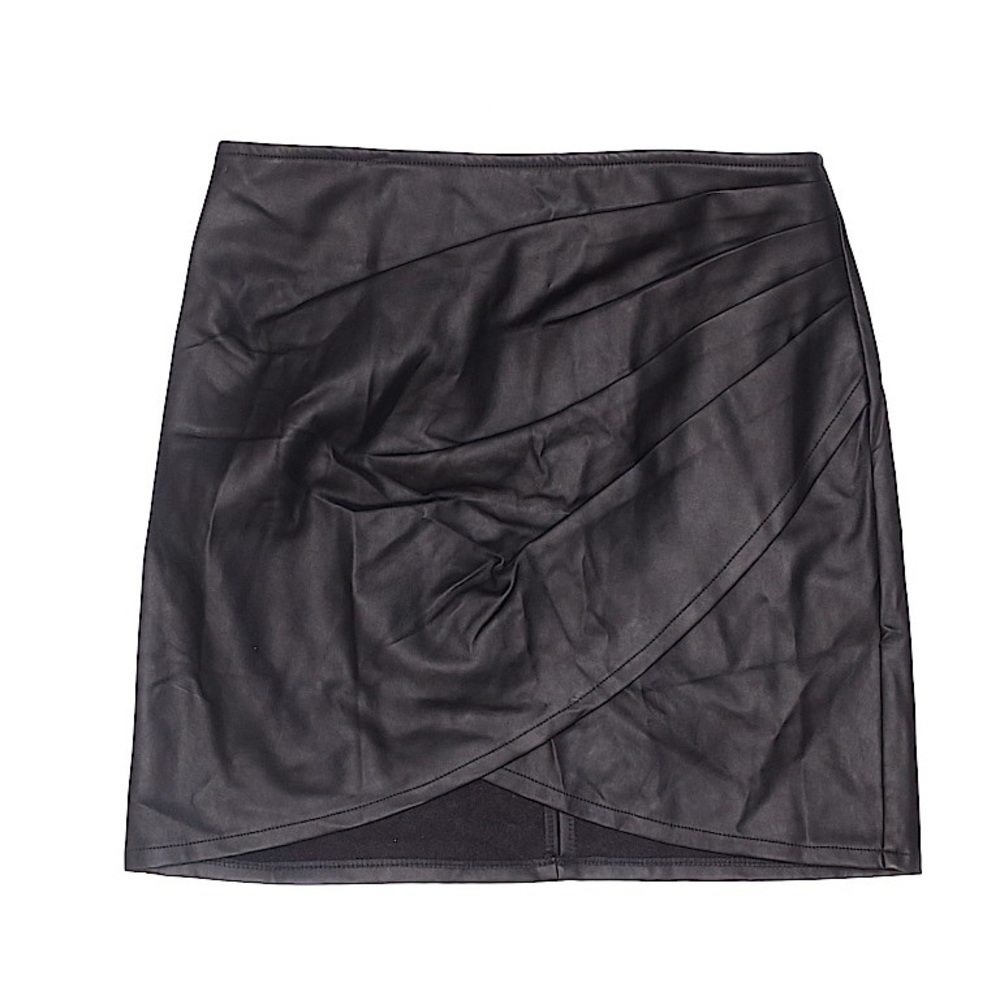Seek the Label Faux Leather Skirt